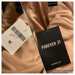 Forever21 Knit blush dress (new)